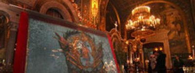 Во Владимирском соборе было освящено Казацкое знамя XVIII ст