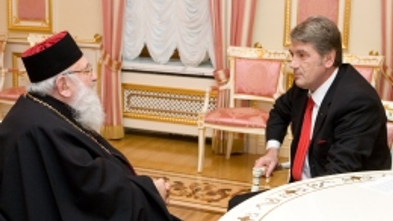 President Yushchenko thanked the Head of the UGCC for Impartial Position of Church in Elections - фото 1